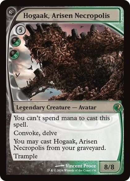 Hogaak, Arisen Necropolis (Future Sight), Mystery Booster 2 136