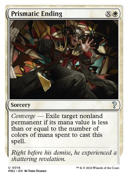 Prismatic Ending (White Border), Mystery Booster 2 16