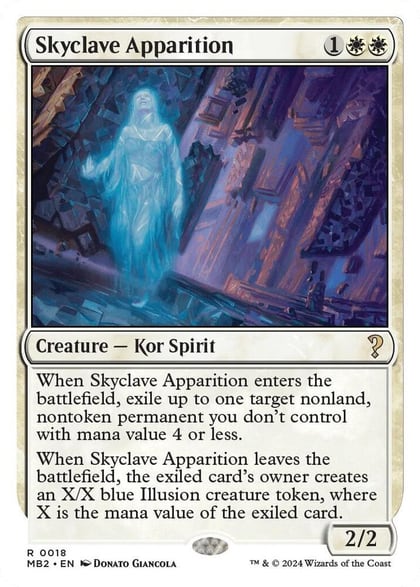 Skyclave Apparition (White Border), Mystery Booster 2 18
