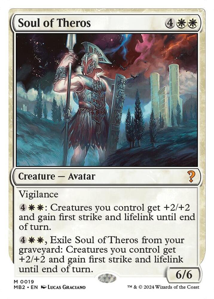 Soul of Theros (White Border), Mystery Booster 2 19