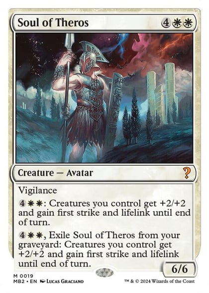 Soul of Theros (White Border), Mystery Booster 2 19