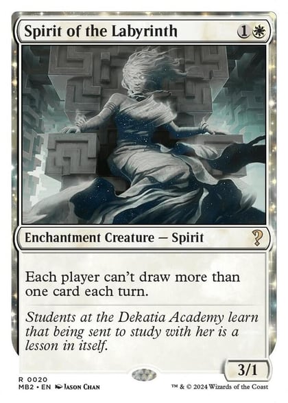 Spirit of the Labyrinth (White Border), Mystery Booster 2 20