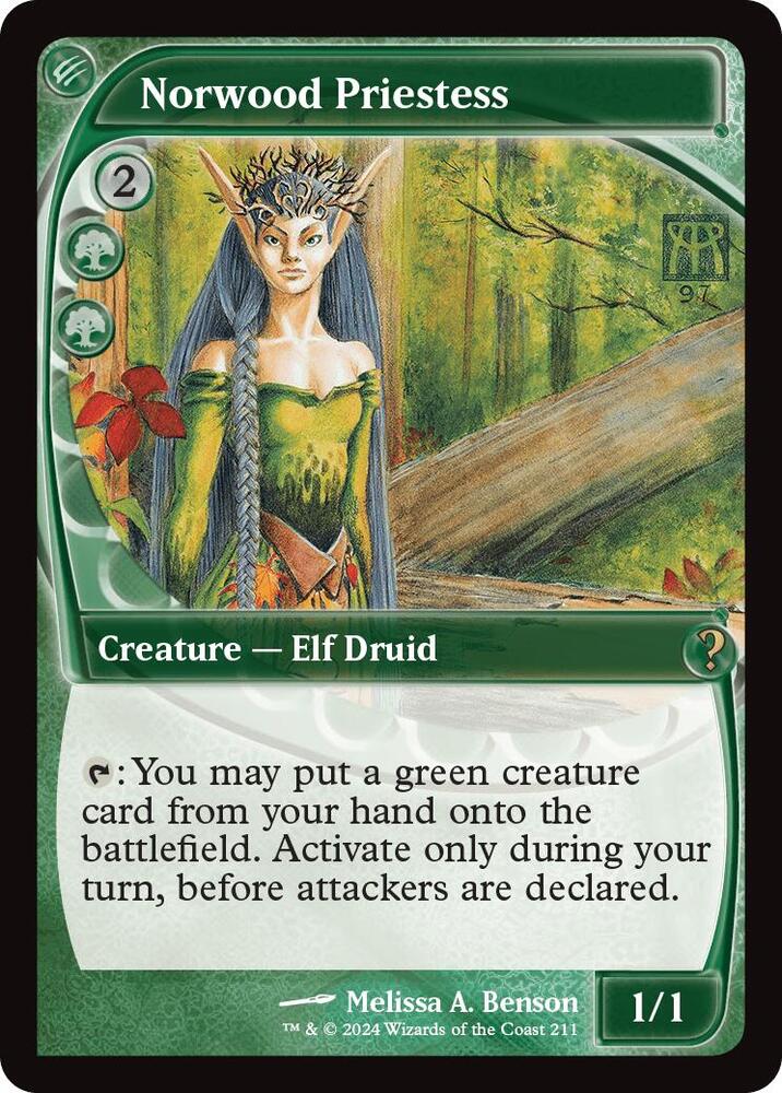 Norwood Priestess (Future Sight), Mystery Booster 2 211
