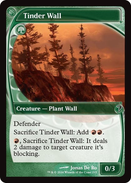 Tinder Wall (Future Sight), Mystery Booster 2 215