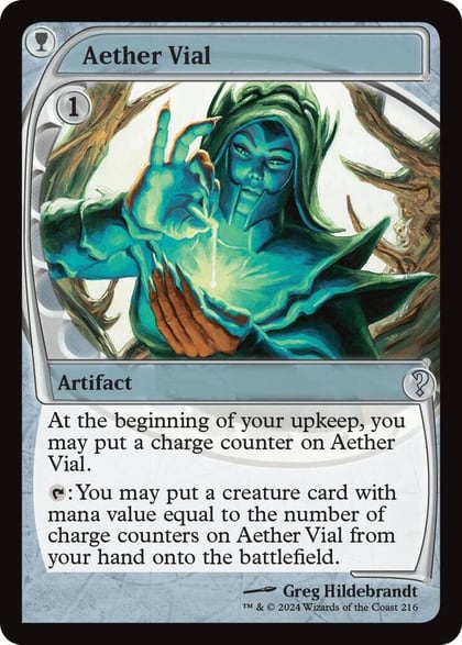 Aether Vial (Future Sight), Mystery Booster 2 216