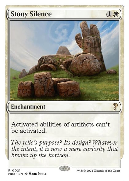 Stony Silence (White Border), Mystery Booster 2 21