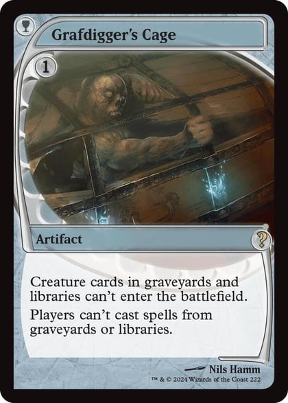 Grafdigger's Cage (Future Sight), Mystery Booster 2 222