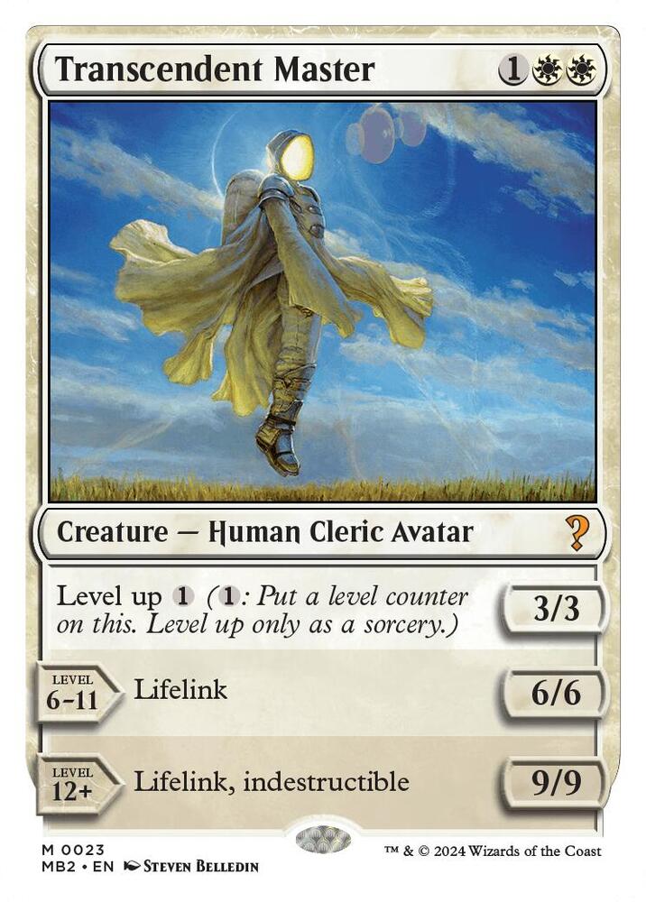 Transcendent Master (White Border), Mystery Booster 2 23