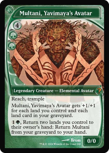 Multani, Yavimaya's Avatar (Future Sight), Mystery Booster 2 248