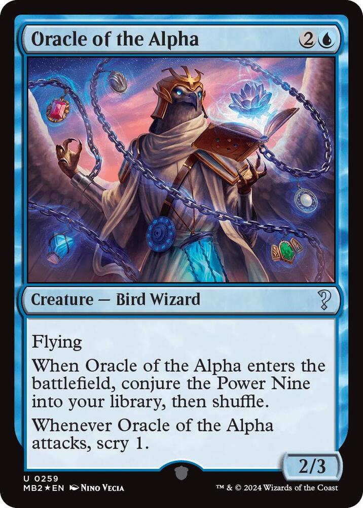 Oracle of the Alpha, Mystery Booster 2 259