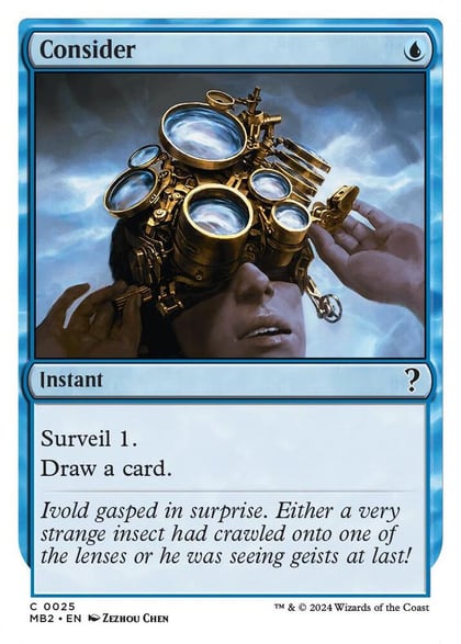 Consider (White Border), Mystery Booster 2 25