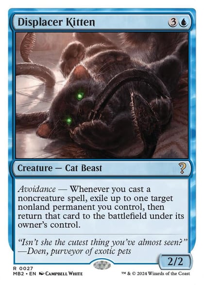 Displacer Kitten (White Border), Mystery Booster 2 27