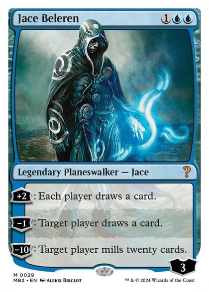 Jace Beleren (White Border), Mystery Booster 2 29