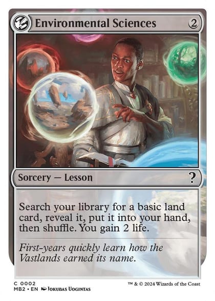 Environmental Sciences (White Border), Mystery Booster 2 2