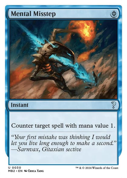 Mental Misstep (White Border), Mystery Booster 2 30
