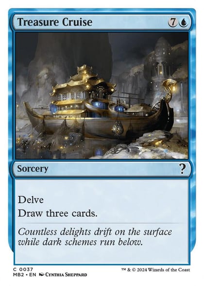 Treasure Cruise (White Border), Mystery Booster 2 37