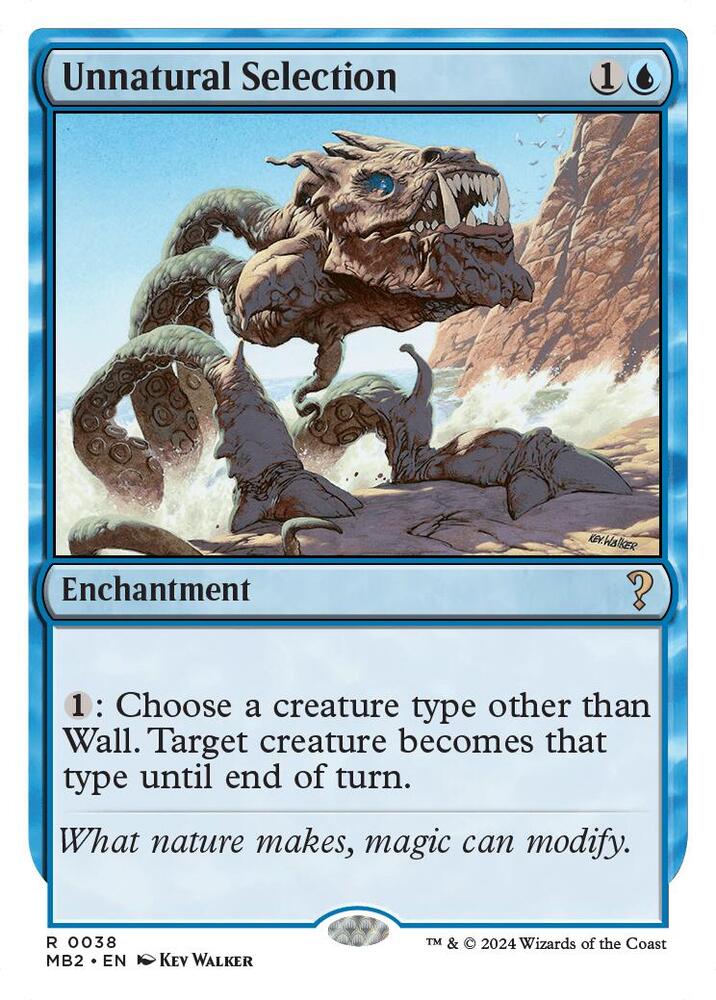 Unnatural Selection (White Border), Mystery Booster 2 38