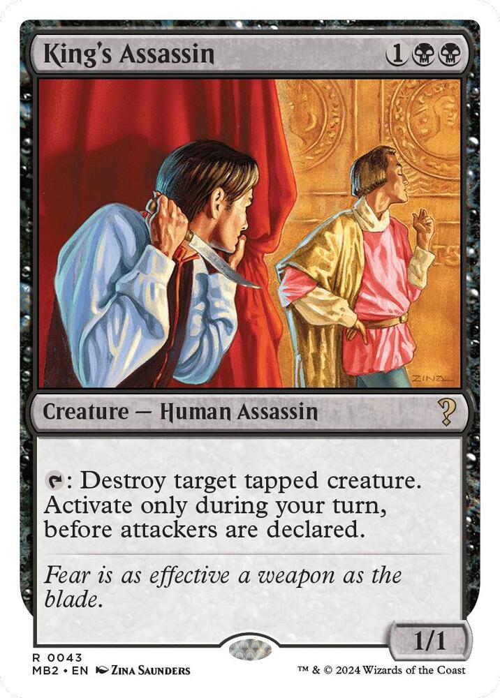 King's Assassin (White Border), Mystery Booster 2 43