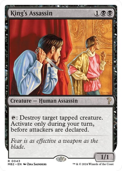 King's Assassin (White Border), Mystery Booster 2 43