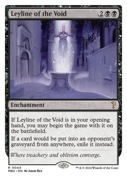 Leyline of the Void (White Border), Mystery Booster 2 44