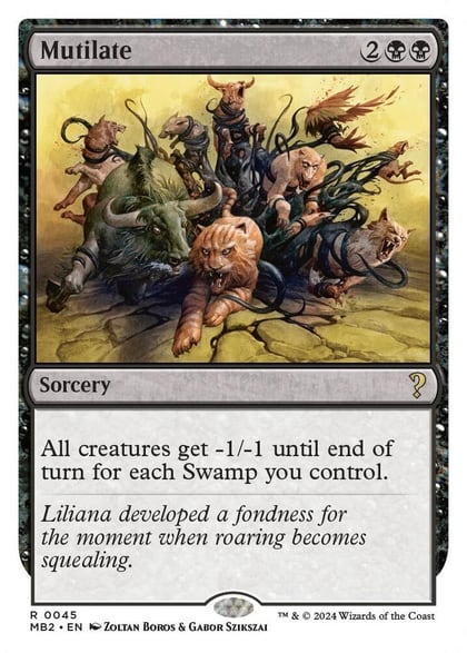 Mutilate (White Border), Mystery Booster 2 45