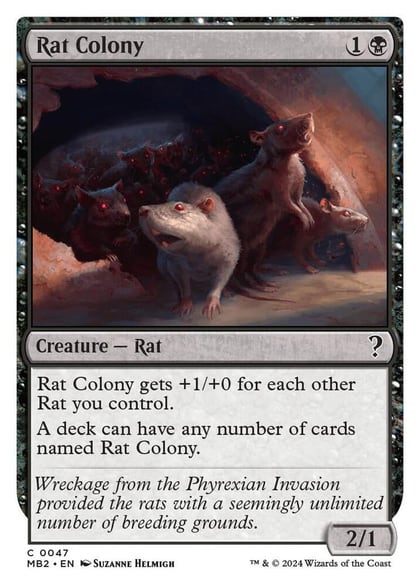 Rat Colony (White Border), Mystery Booster 2 47