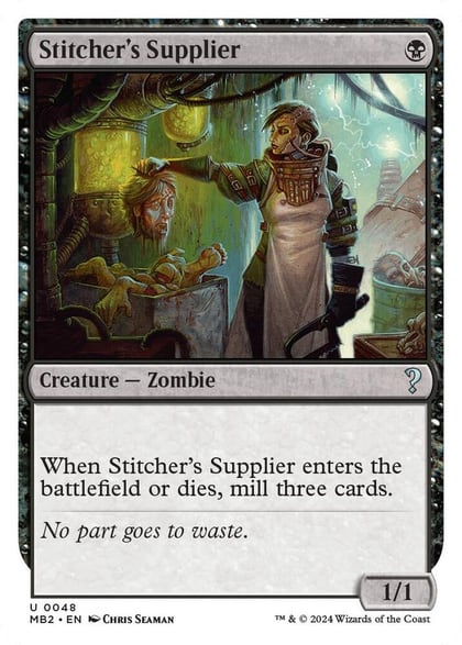 Stitcher's Supplier (White Border), Mystery Booster 2 48