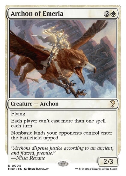 Archon of Emeria (White Border), Mystery Booster 2 4