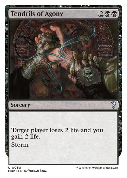 Tendrils of Agony (White Border), Mystery Booster 2 50