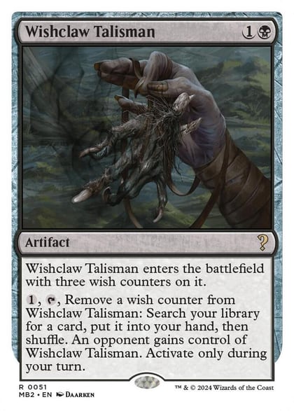 Wishclaw Talisman (White Border), Mystery Booster 2 51