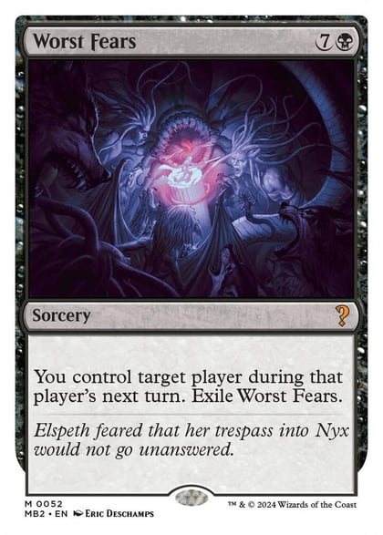 Worst Fears (White Border), Mystery Booster 2 52