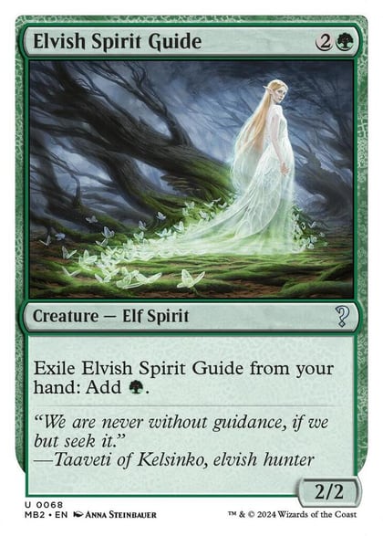 Elvish Spirit Guide (White Border), Mystery Booster 2 68