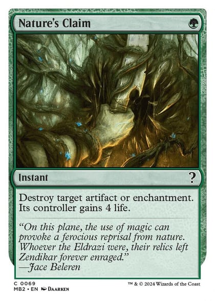 Nature's Claim (White Border), Mystery Booster 2 69