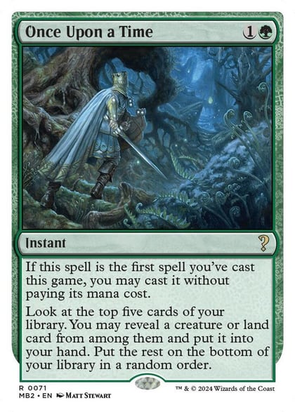 Once Upon a Time (White Border), Mystery Booster 2 71