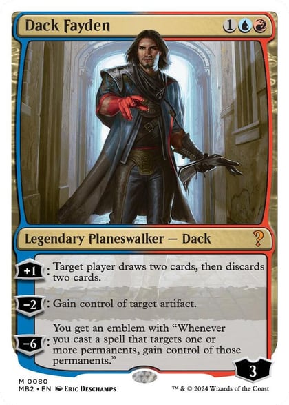 Dack Fayden (White Border), Mystery Booster 2 80