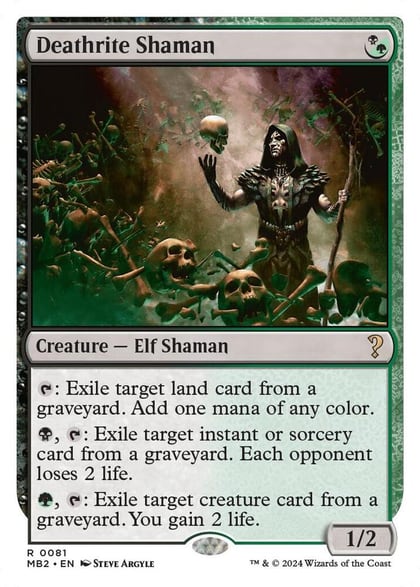 Deathrite Shaman (White Border), Mystery Booster 2 81