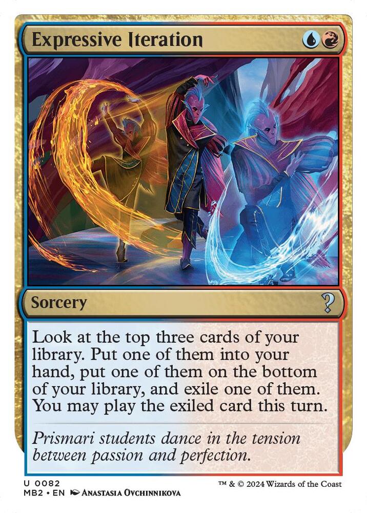 Expressive Iteration (White Border), Mystery Booster 2 82