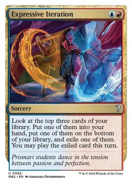 Expressive Iteration (White Border), Mystery Booster 2 82
