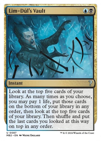 Lim-Dul's Vault (White Border), Mystery Booster 2 87