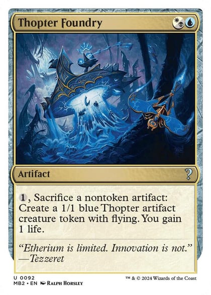 Thopter Foundry (White Border), Mystery Booster 2 92