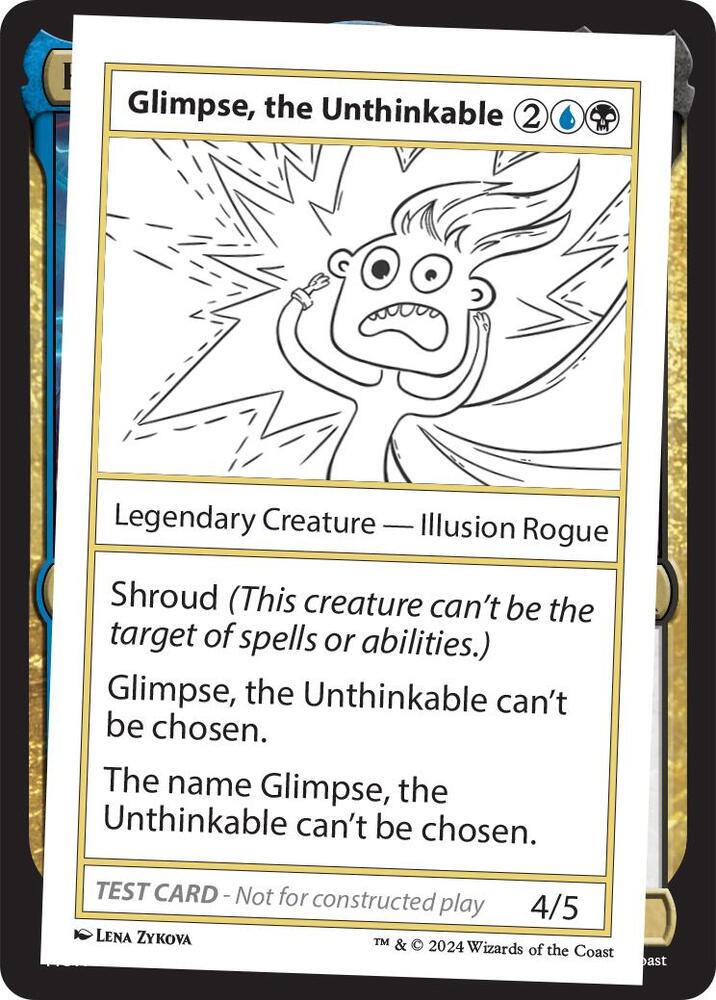 Glimpse, the Unthinkable, Mystery Booster 2 Playtest Cards #563958