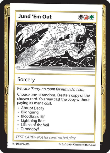 Jund 'Em Out, Mystery Booster 2 Playtest Cards #563959
