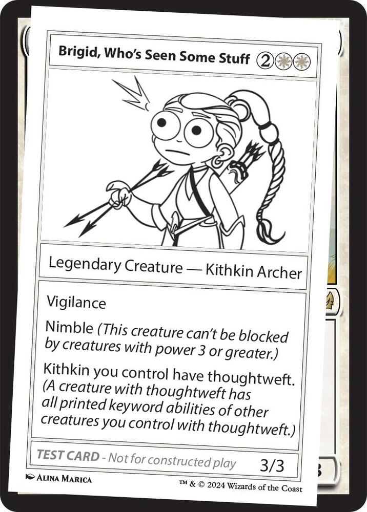 Brigid, Who's Seen Some Stuff, Mystery Booster 2 Playtest Cards #563966