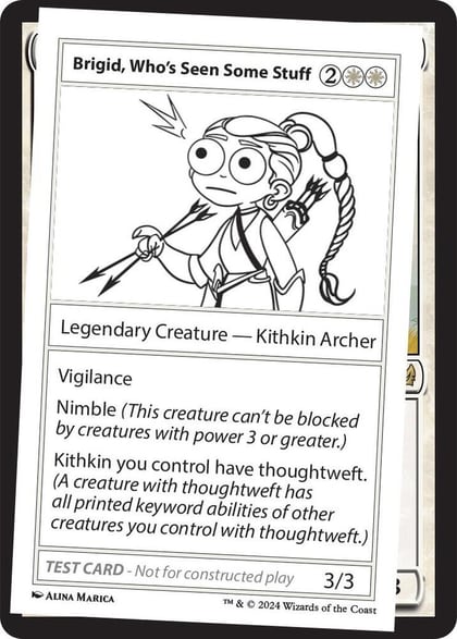Brigid, Who's Seen Some Stuff, Mystery Booster 2 Playtest Cards #563966
