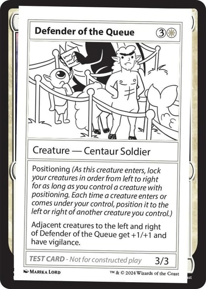 Defender of the Queue, Mystery Booster 2 Playtest Cards #563968