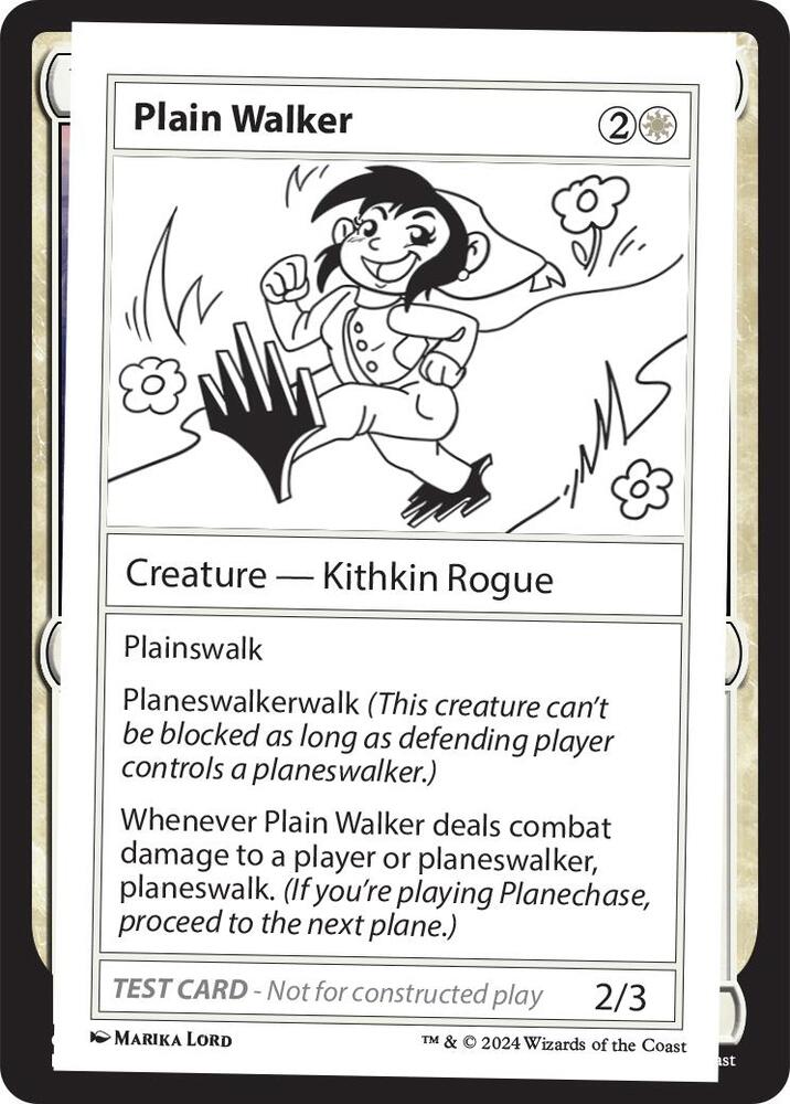 Plain Walker, Mystery Booster 2 Playtest Cards #563977