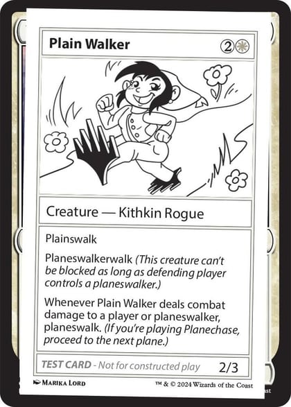 Plain Walker, Mystery Booster 2 Playtest Cards #563977