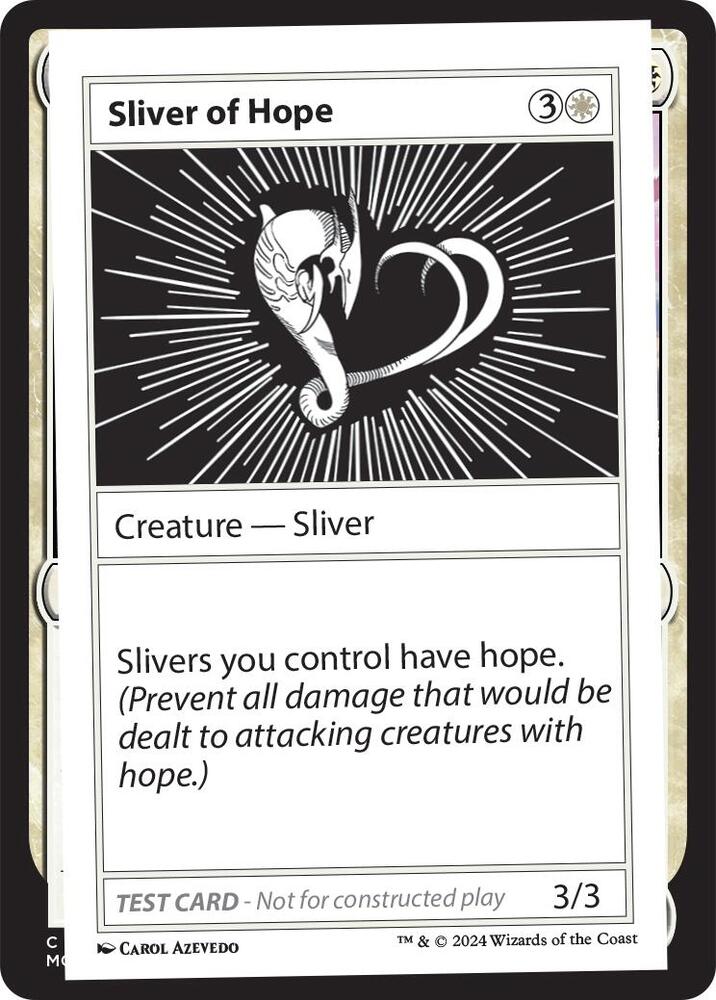 Sliver of Hope, Mystery Booster 2 Playtest Cards #563978
