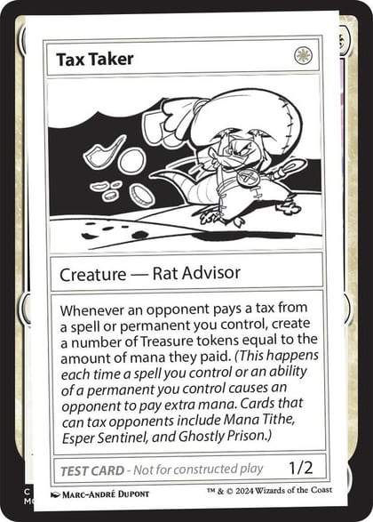 Tax Taker, Mystery Booster 2 Playtest Cards #563979