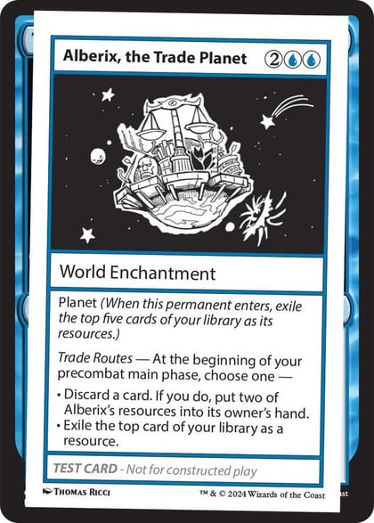 Alberix, the Trade Planet, Mystery Booster 2 Playtest Cards #563980